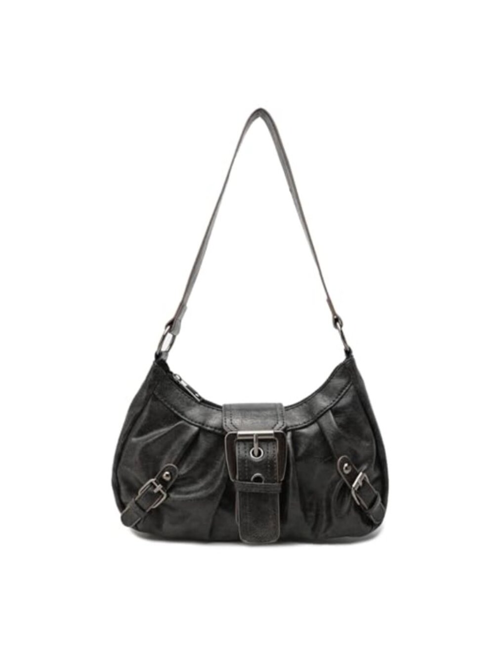 Women's Hobo Bag PU Leather Shoulder Bag Clutch Crossbody Y2K Purse
